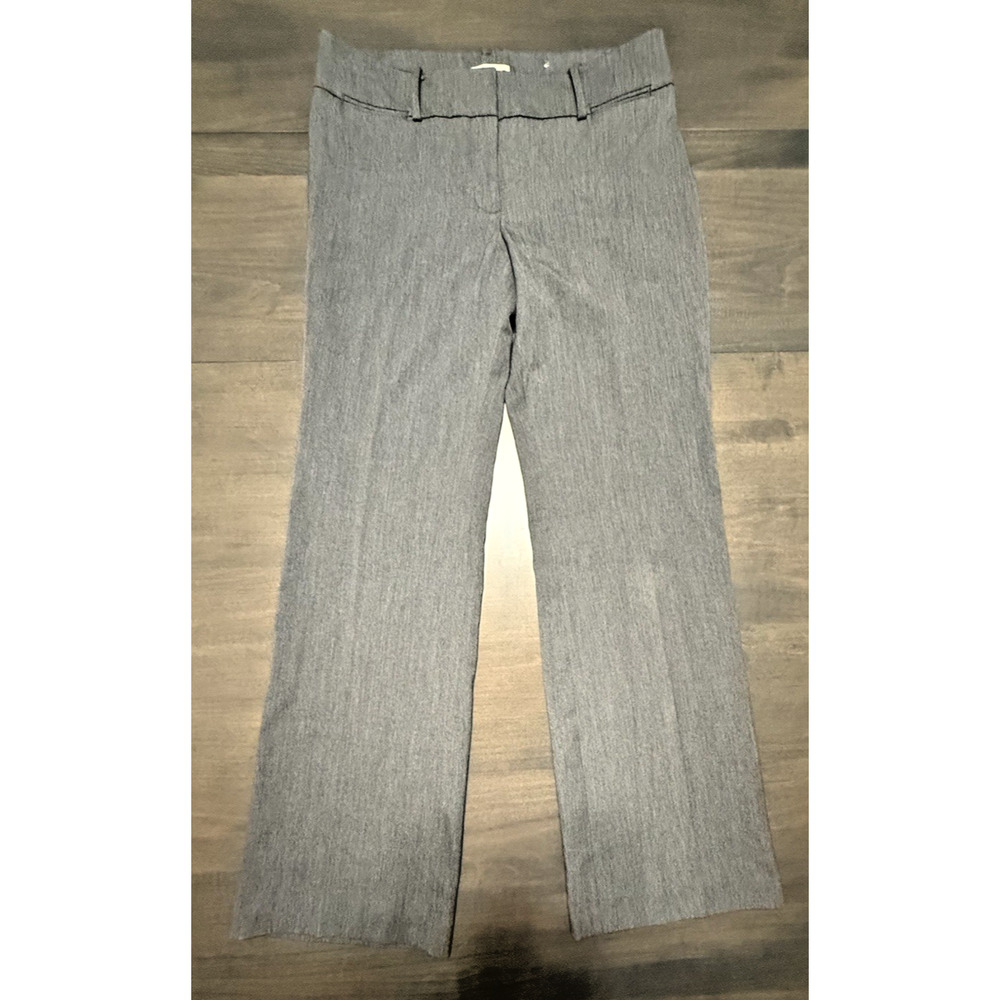 Loft The Original Straight Leg Dress Charcoal Gray Pants Size 6